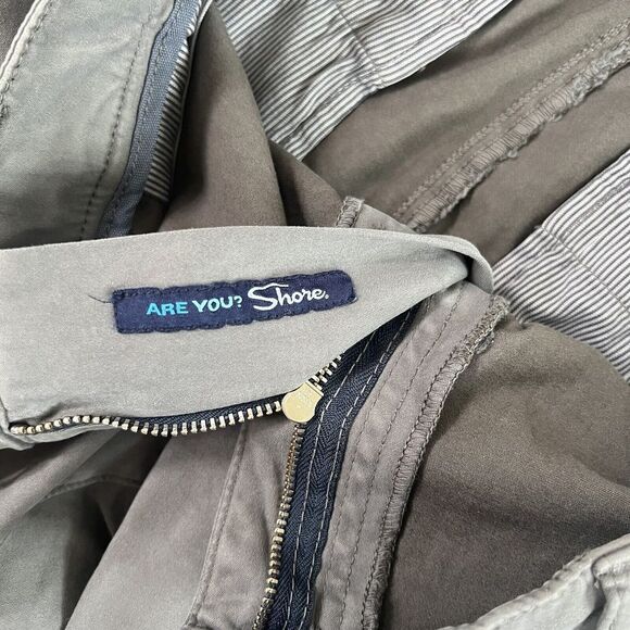 Shore Shorts Men's 35 Stretch 7.5" Bowen Shorts Chino Flat Front Stretch *READ - Picture 9 of 10